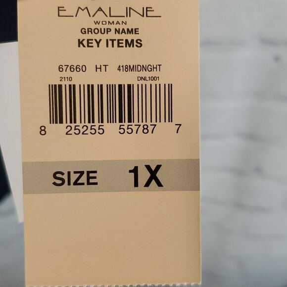 Emaline woman plus size 1X navy blue cardigan NWT - Picture 6 of 10